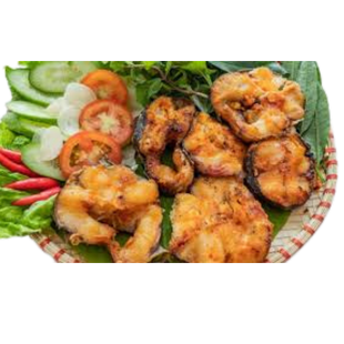 Cá lăng vàng nướng muối ớt 